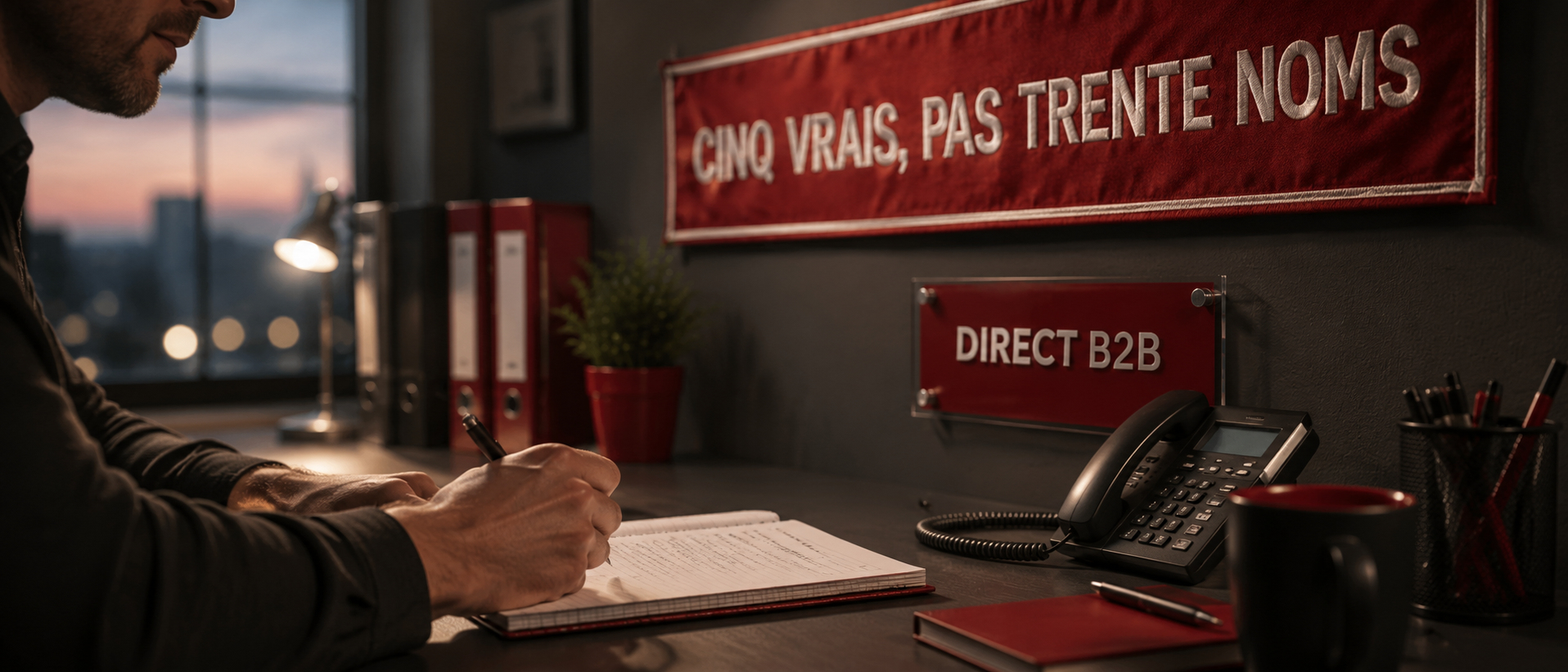 Cinq rendez-vous B2B qualifiés valent mieux que trente noms