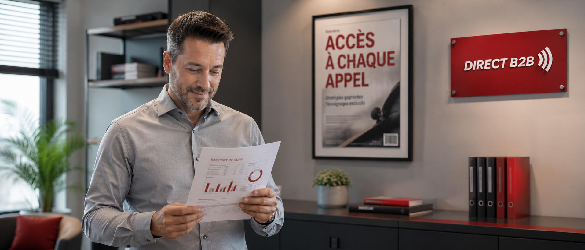 Rapport de suivi transparent d'une campagne de rendez-vous B2B qualifiés