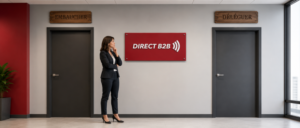 Choisir entre embaucher un représentant ou déléguer sa prospection téléphonique B2B