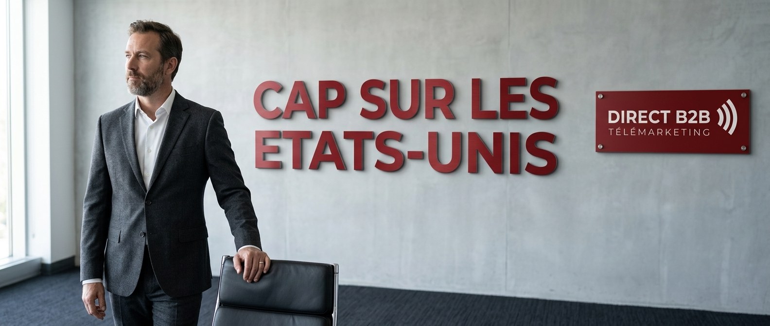 Prospection téléphonique B2B États-Unis : entrer dans le marché américain depuis le Québec
