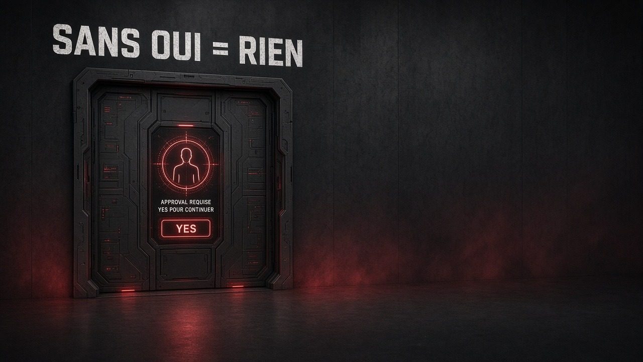 Sans oui humain, rien ne sort