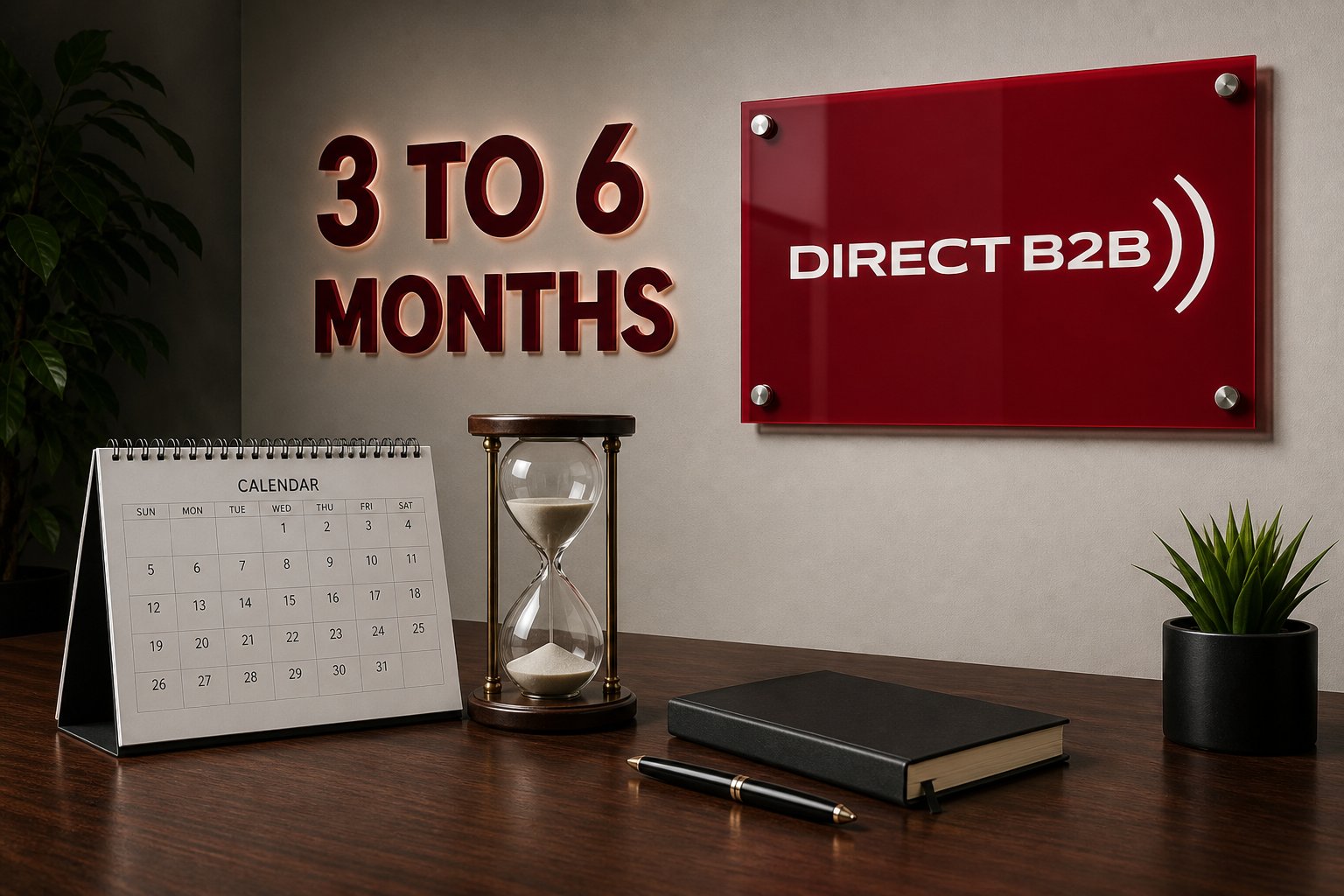 Three to six months before a new sales hire ramps up