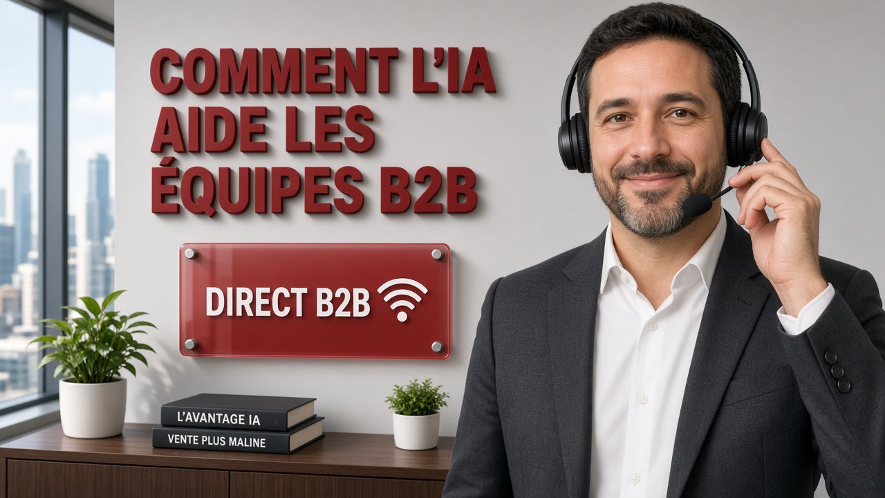 Comment l’IA aide les équipes de prospection B2B