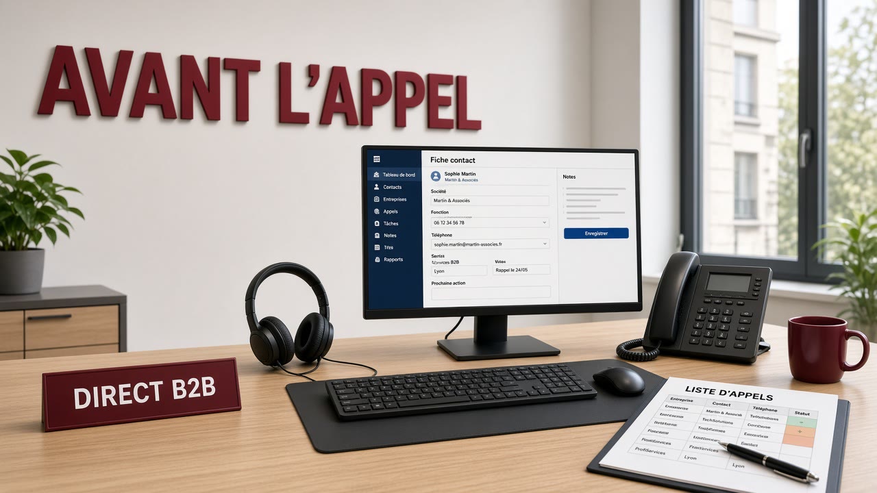 Préparer un appel de prospection