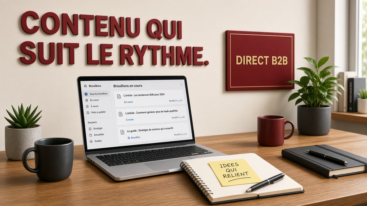Contenu et cohérence de marque pour la prospection