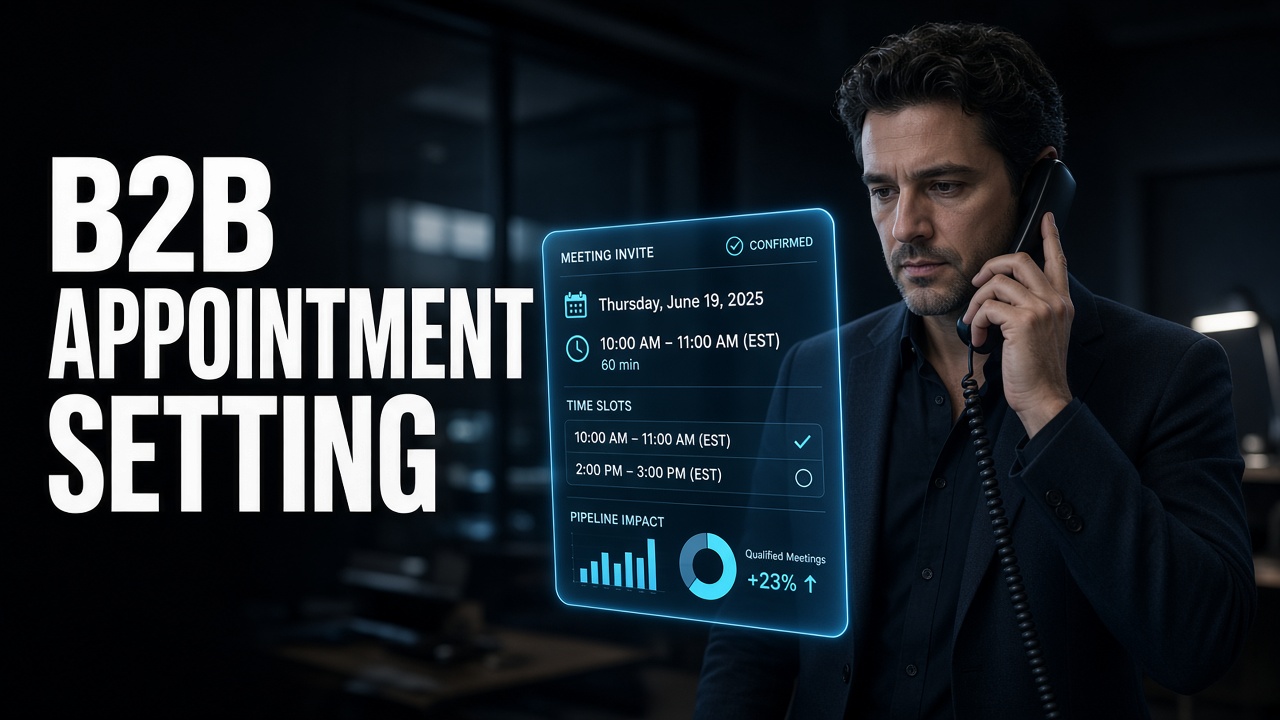 B2B appointment setting — book more meetings