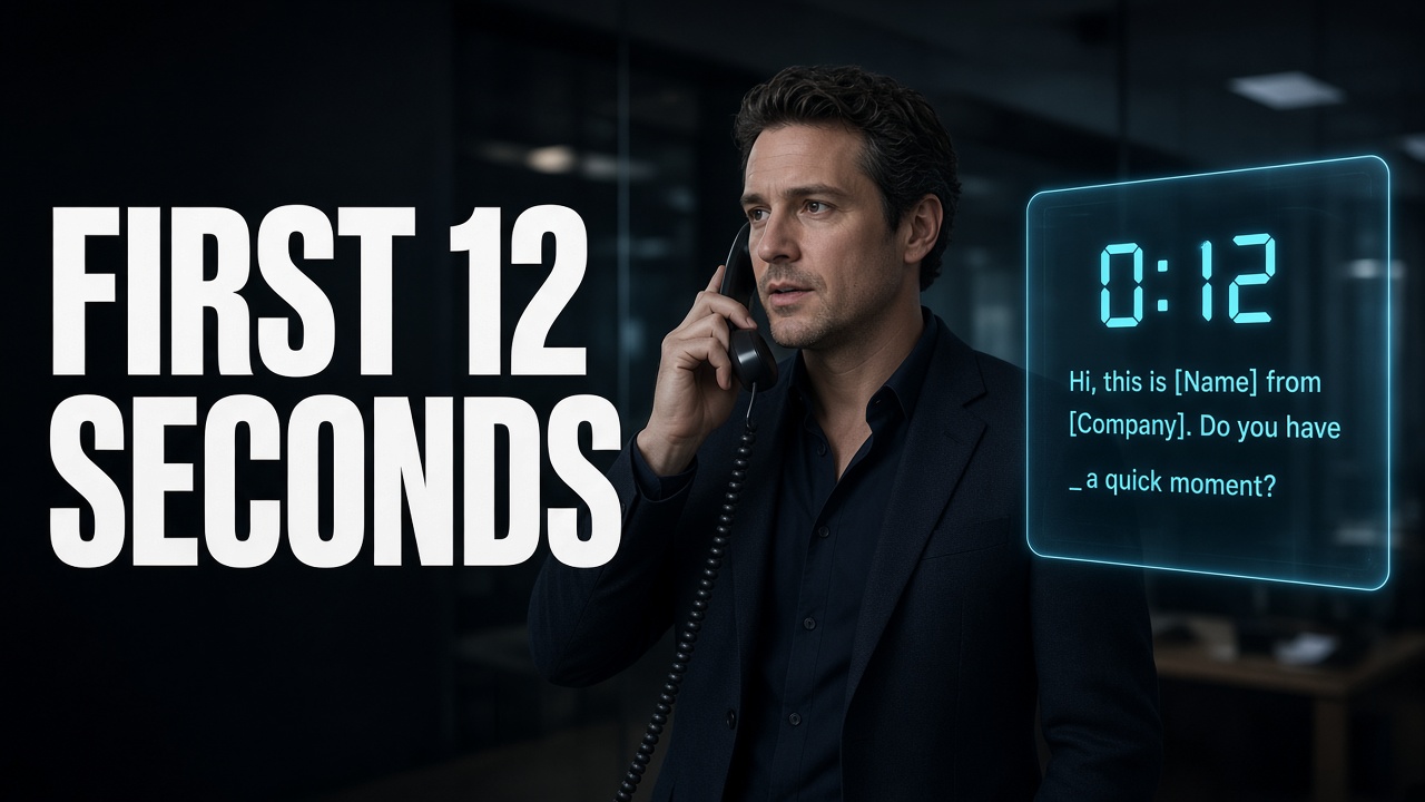 The first 12 seconds — B2B appointment-setting open