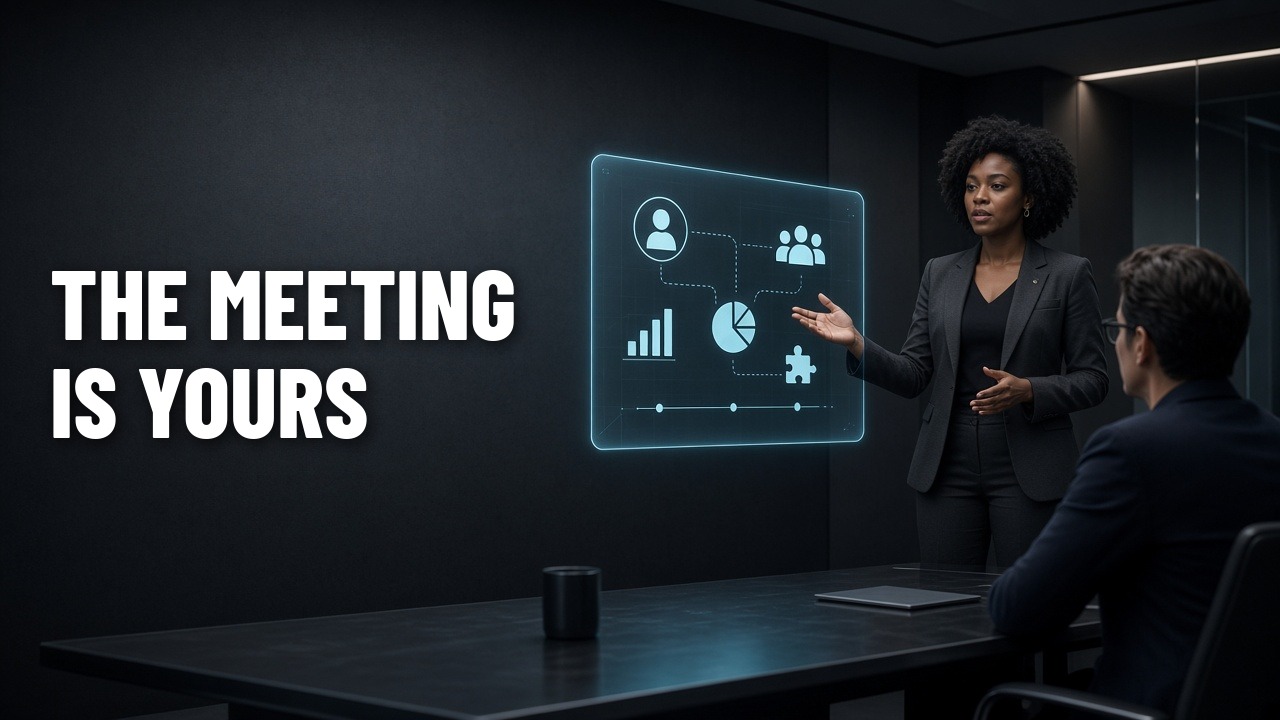 The B2B meeting: the owner in front of a qualified client