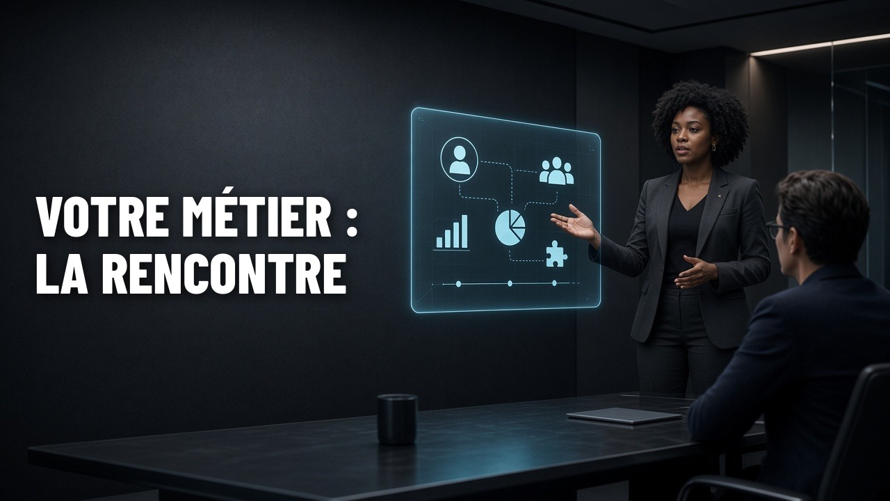 Votre métier : la rencontre B2B, le propriétaire devant un client qualifié